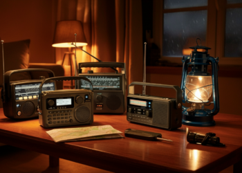 Emergency radios for communication