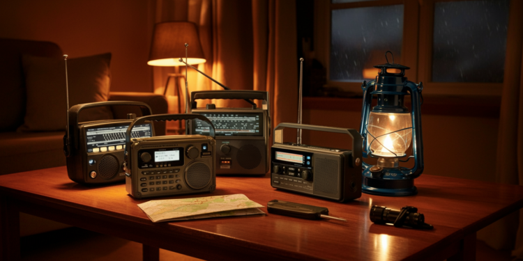 Emergency radios for communication