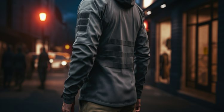 Grey man clothing